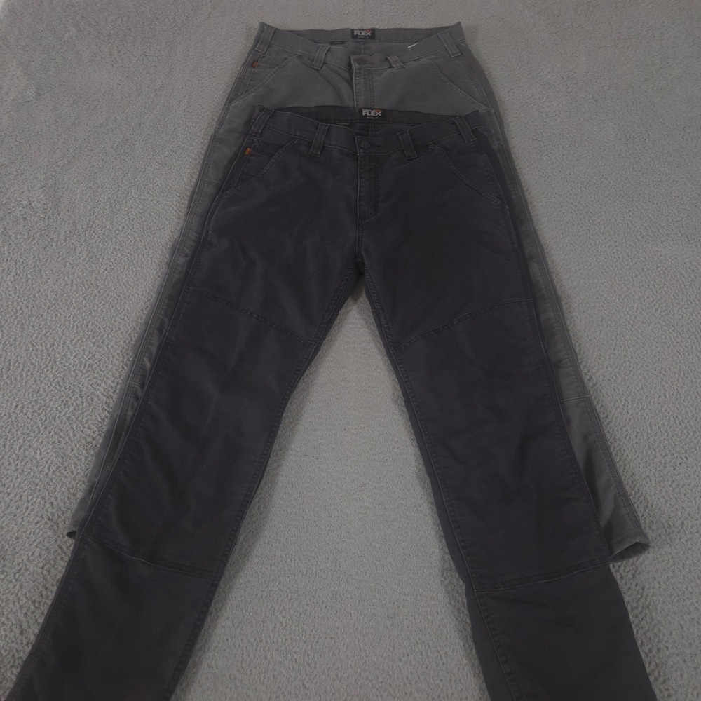 LOT OF 2 Timberland PRO Pants Mens 34x32 Multi 8 Series Work Mimix Flex Canvas